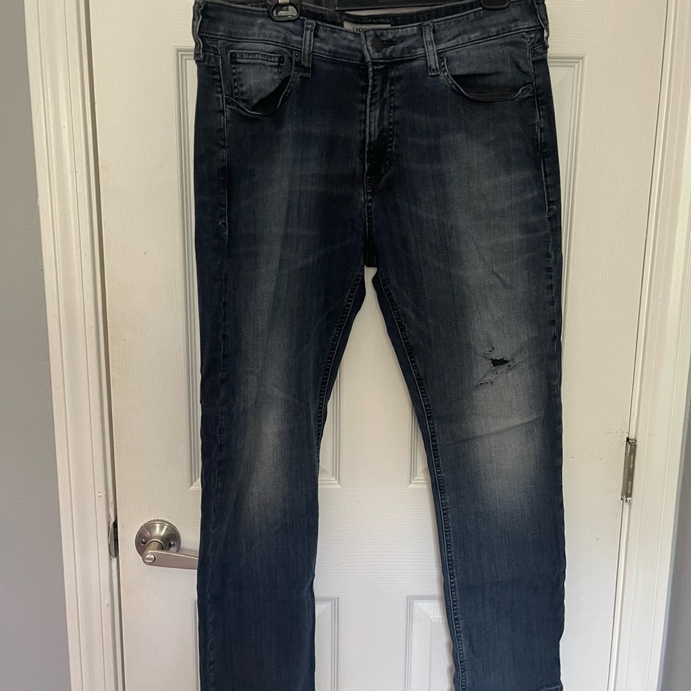 Express Dark Wash Slim Jeans